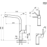 Смеситель GRANULA 9502 нерж 9502 HEPJ