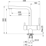 Смеситель GRANULA GR-2301 алюминиум GR-2301_aluminium